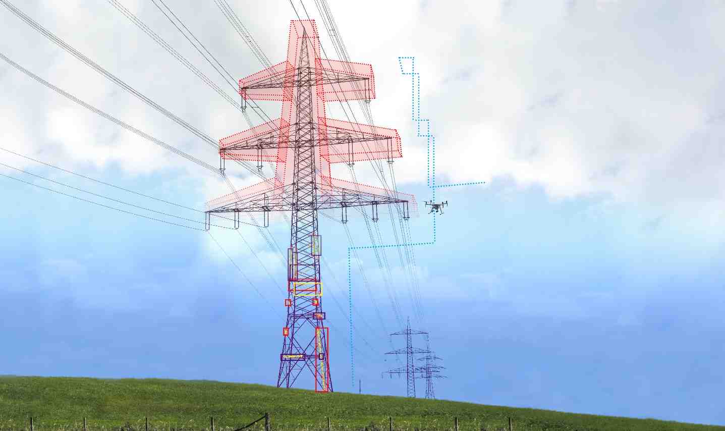 Le logiciel de Sterblue permet d'inspecter les infrastructures électriques à l'aide de drones.