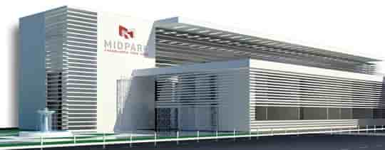 Le Midparc est une zone franche située à proximité de l'aéroport de Casablanca.