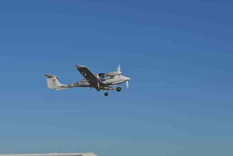 DA 40 flying test bed.
