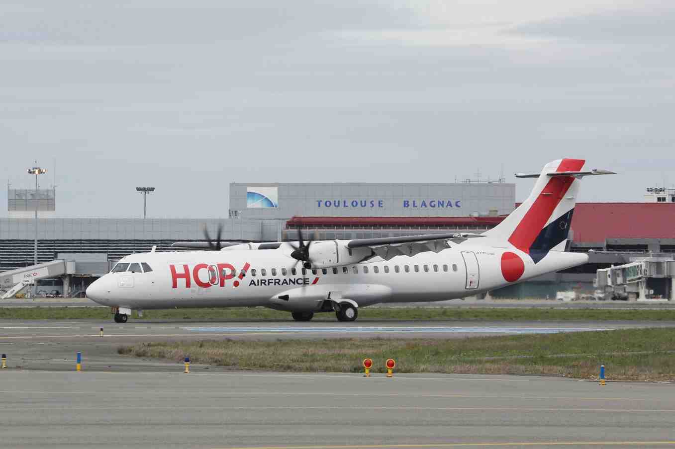 ATR 72-600 à l'aéroport de Toulouse Blagnac