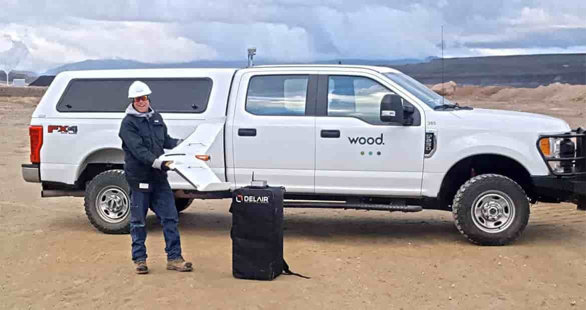 Delair vend son drone UX11 à l'entreprise Wood.