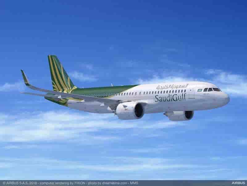 SaudiGulf A320neo.