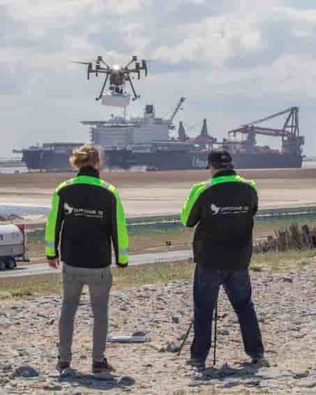 Le port de Rotterdam a été le théâtre d'une livraison par drone.