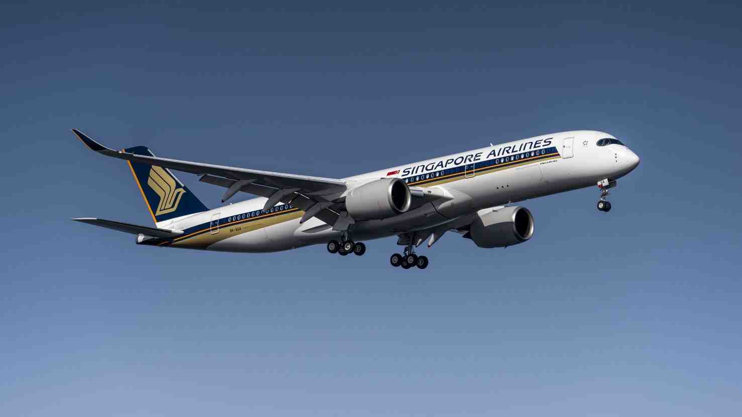 Le premier A350-900ULR de Singapore Airlines