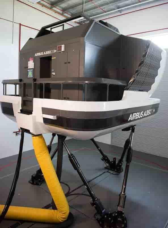 Airbus Asia Training Centre’s new A350 XWB Full-Flight Simulator.