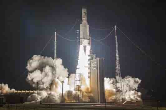 Ariane 5 lifts off on 100th mission.