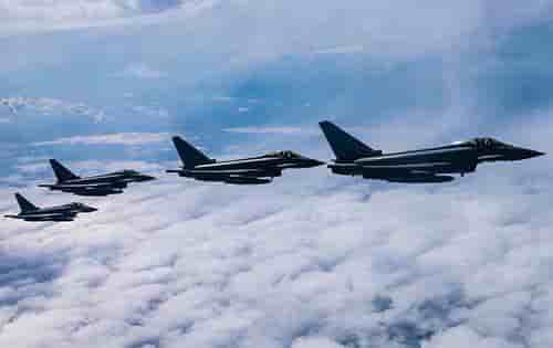RAF Typhoons.