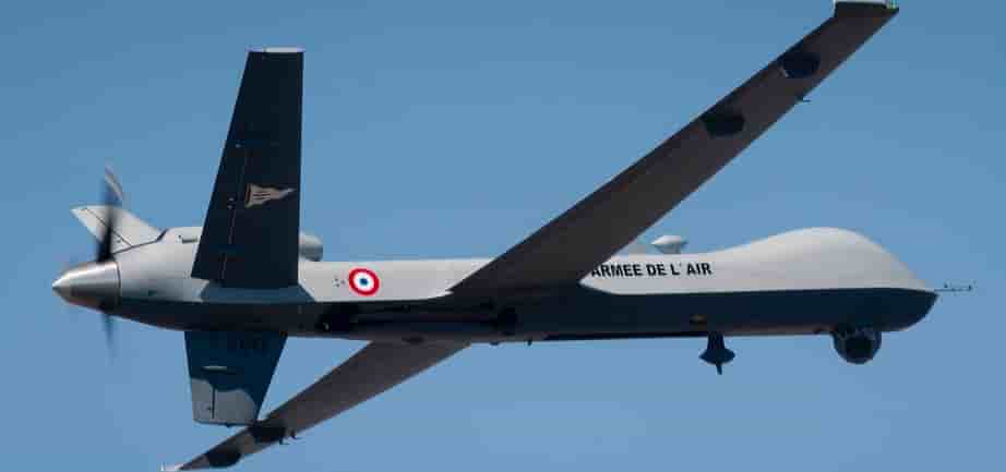 Un Reaper français a volé en Espagne.