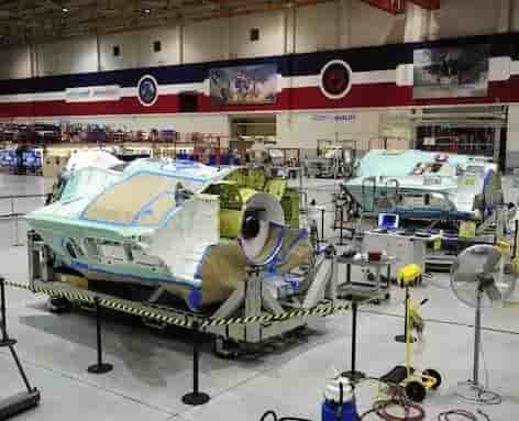fuselage central pour un F-35 fabriqué par Northrop Grumman.
