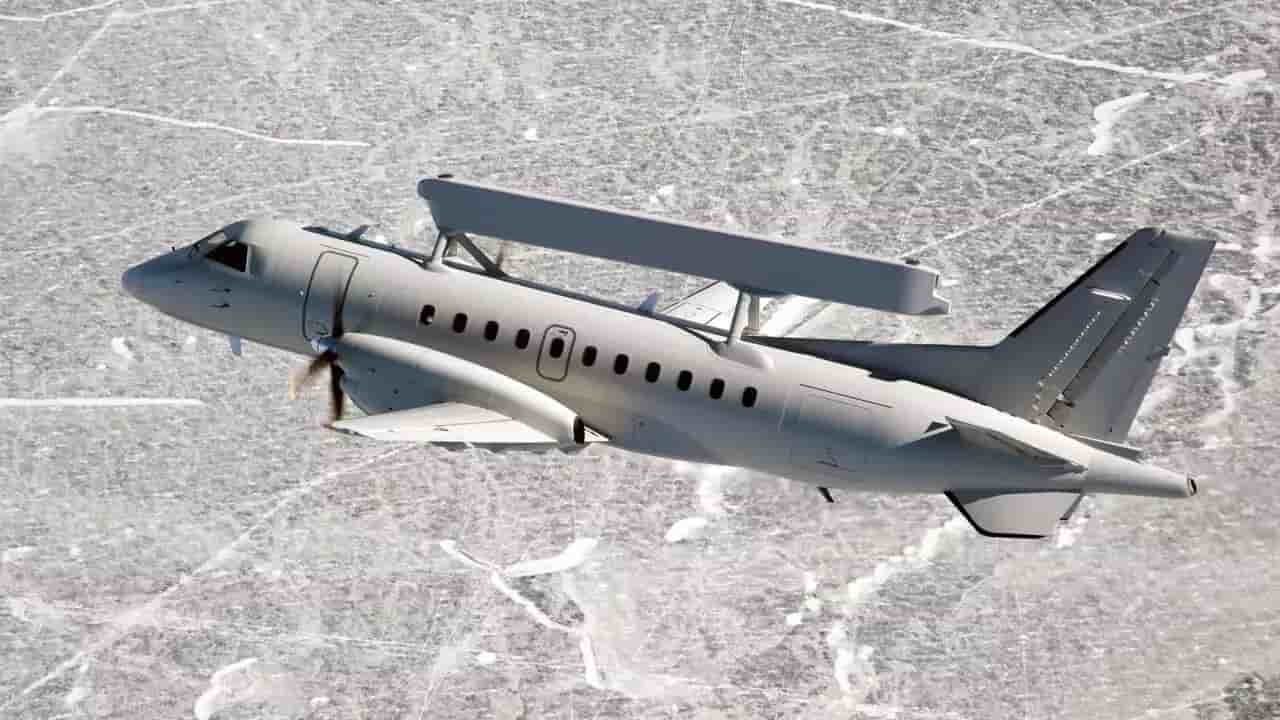 Un Saab 340 AEW&C en vol.