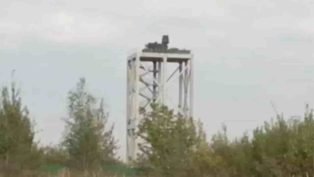 Nouveau déploiement de Pantsir sur une tour métallique dans les environs de Moscou.