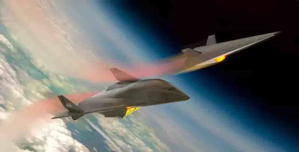 Interprétation artistique de conceptions potentielles pour les avions hypersoniques du futur. Crédit image Second Bay Studios