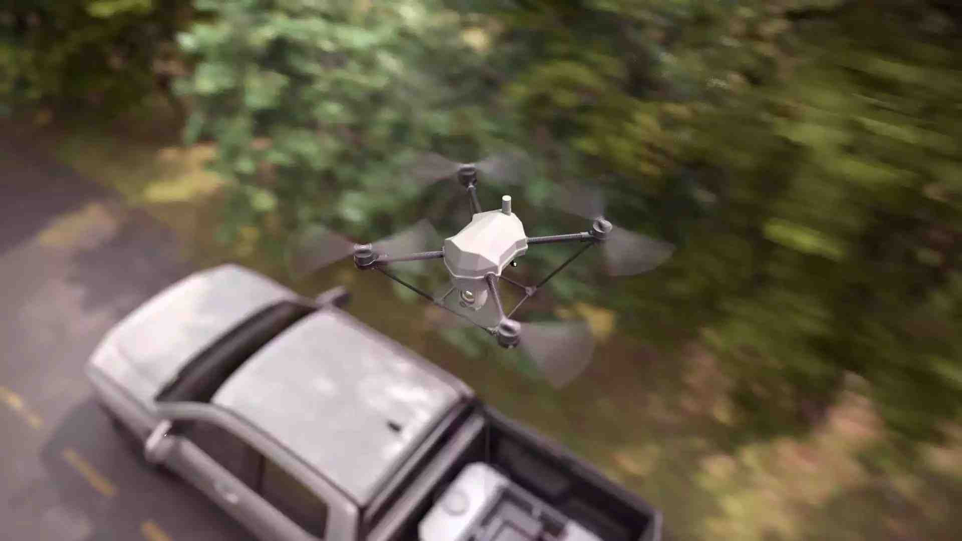 Le drone Khronos, ici modélisé en 3D, sera capable d'effectuer des vols stationnaires durant 24 heures.