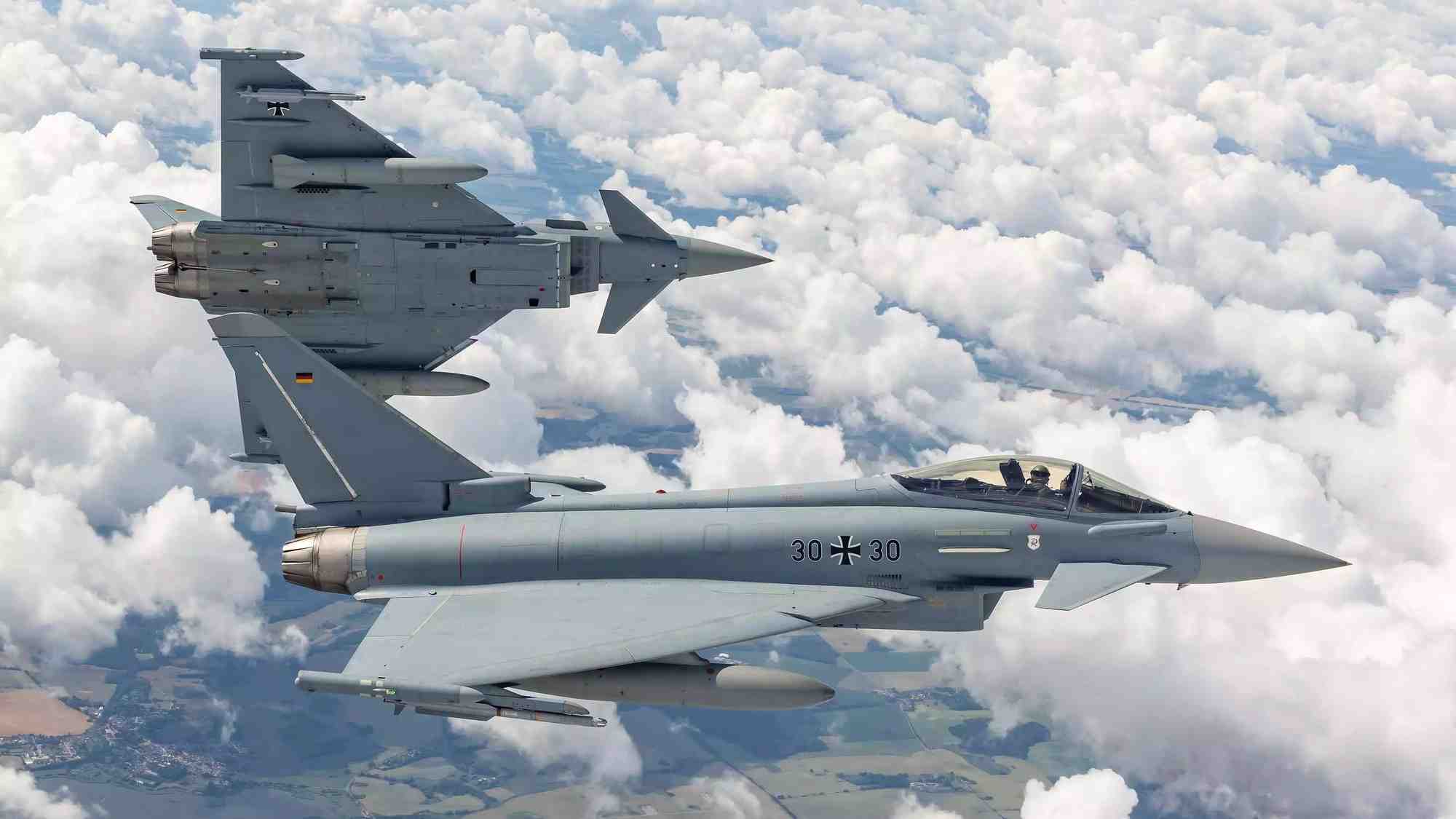 Les Eurofighters de la Luftwaffe effectueront des vols d'entraînement