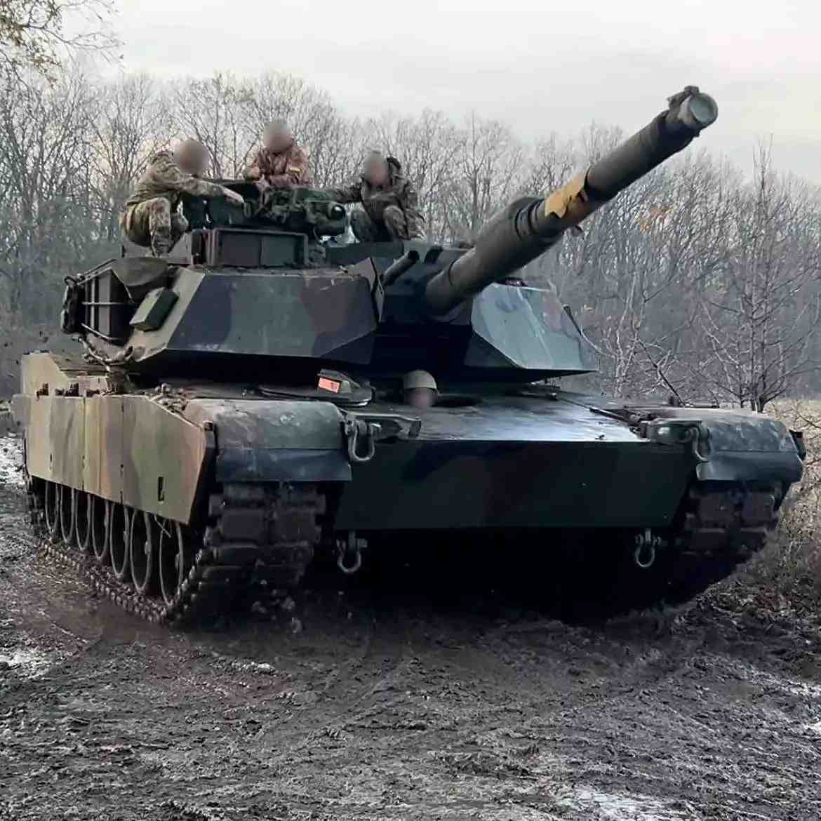 Char de combat M1A1 SA Abrams ukrainien.