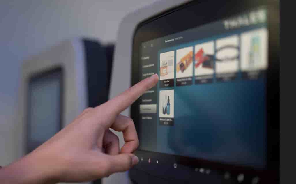 Thales AVANT IFE system.