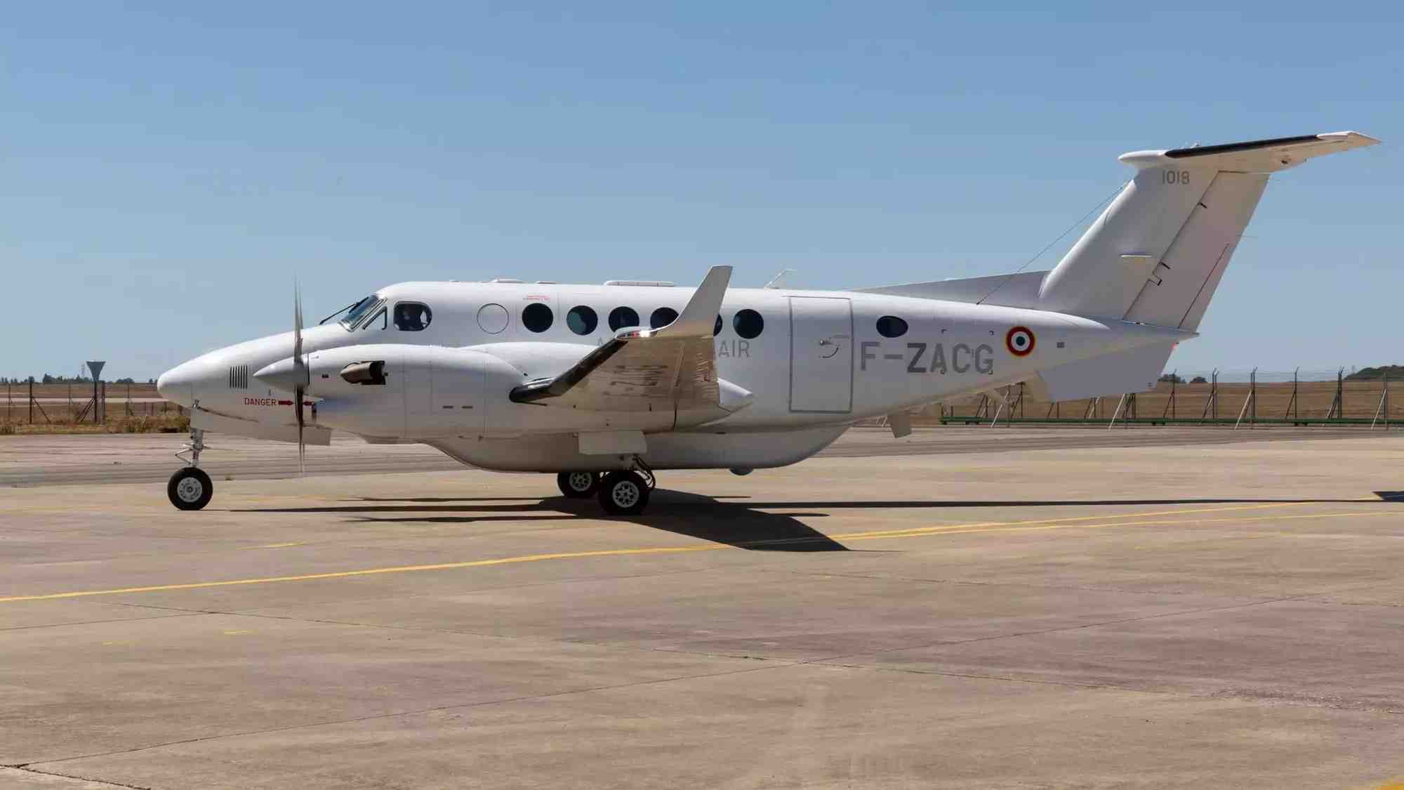 Avion Léger de Surveillance et de Reconnaissance (ALSR) de l'AAE (n°1018, F-ZACG).