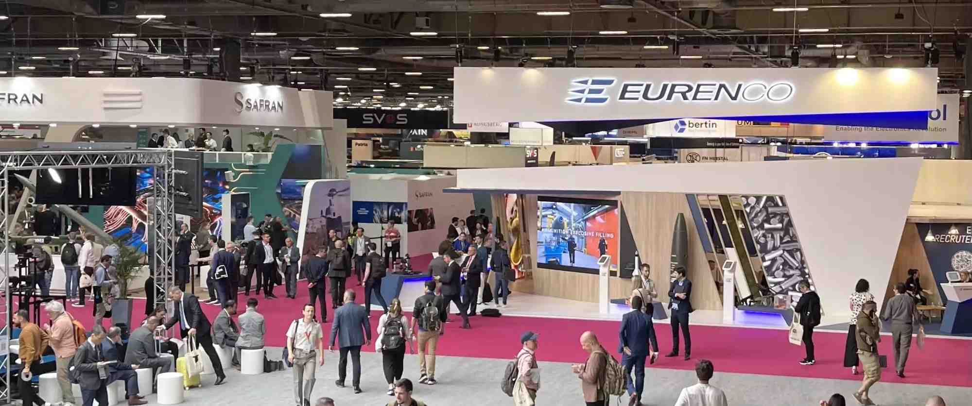 Hall 6 de l’Eurosatory 2024.
