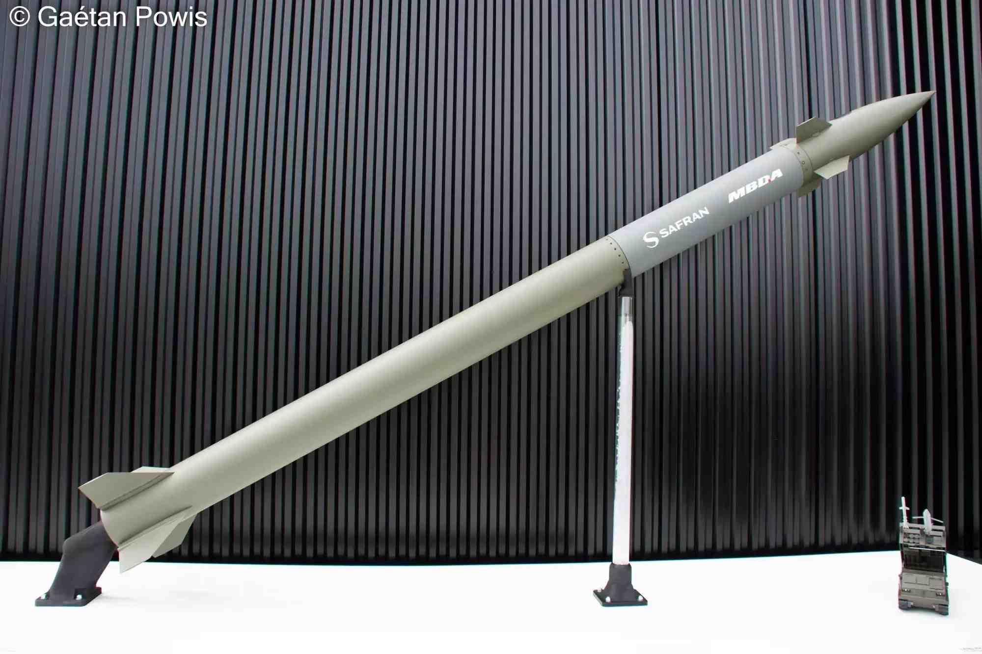 Projet de roquette Thundart de Safran et MBDA lors du salon Eurosatory 2024.