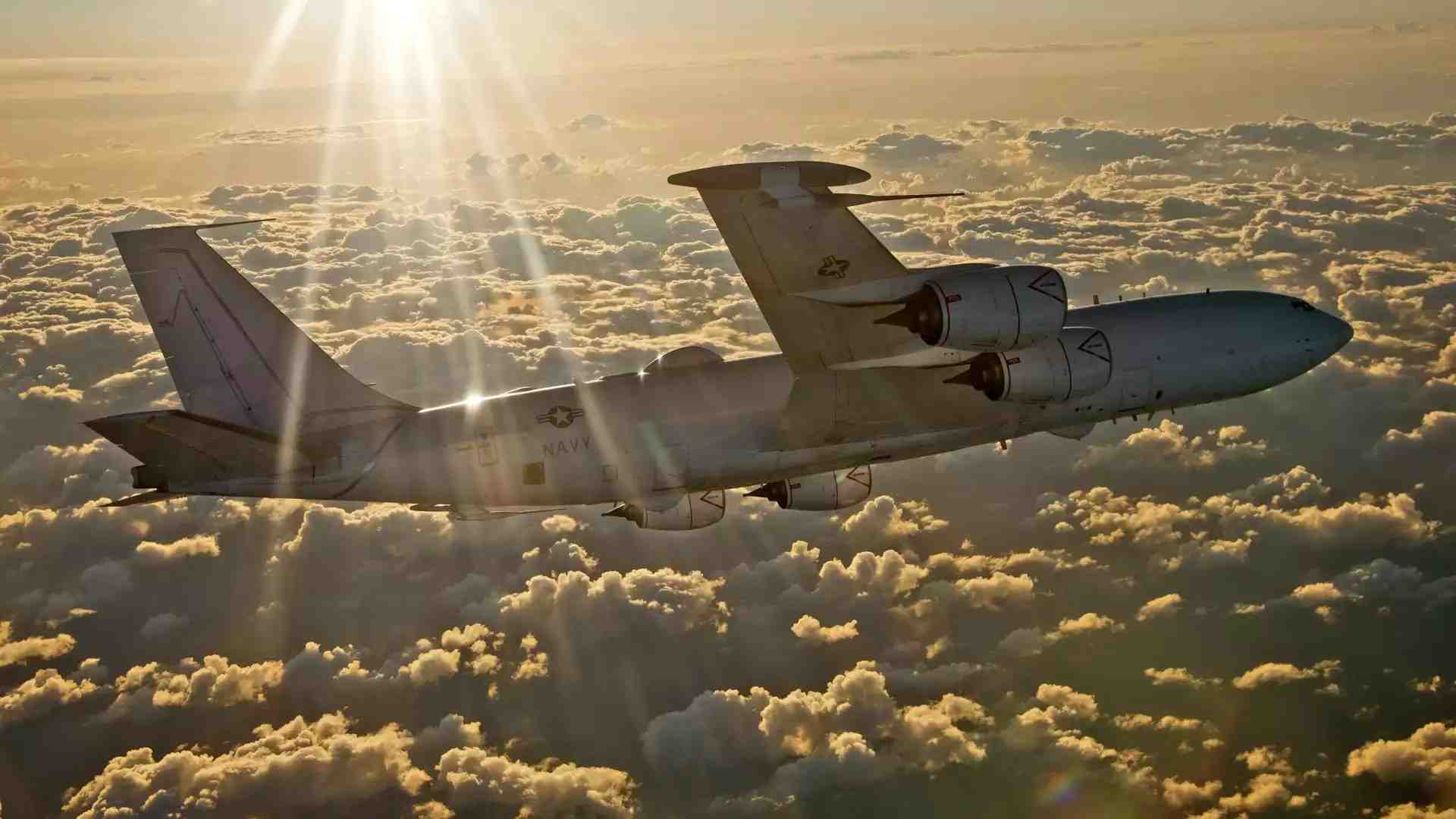 E-6B Mercury de l'US Navy en vol.