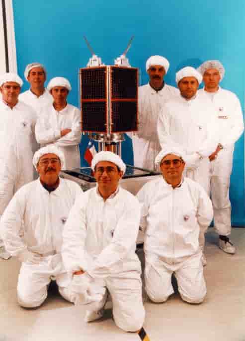 L'équipe du satellite FASat-Alfa