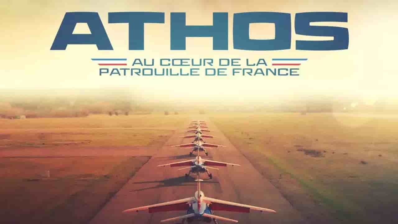 Affiche (partielle) du film "Athos - Au coeur de la Patrouille de France".