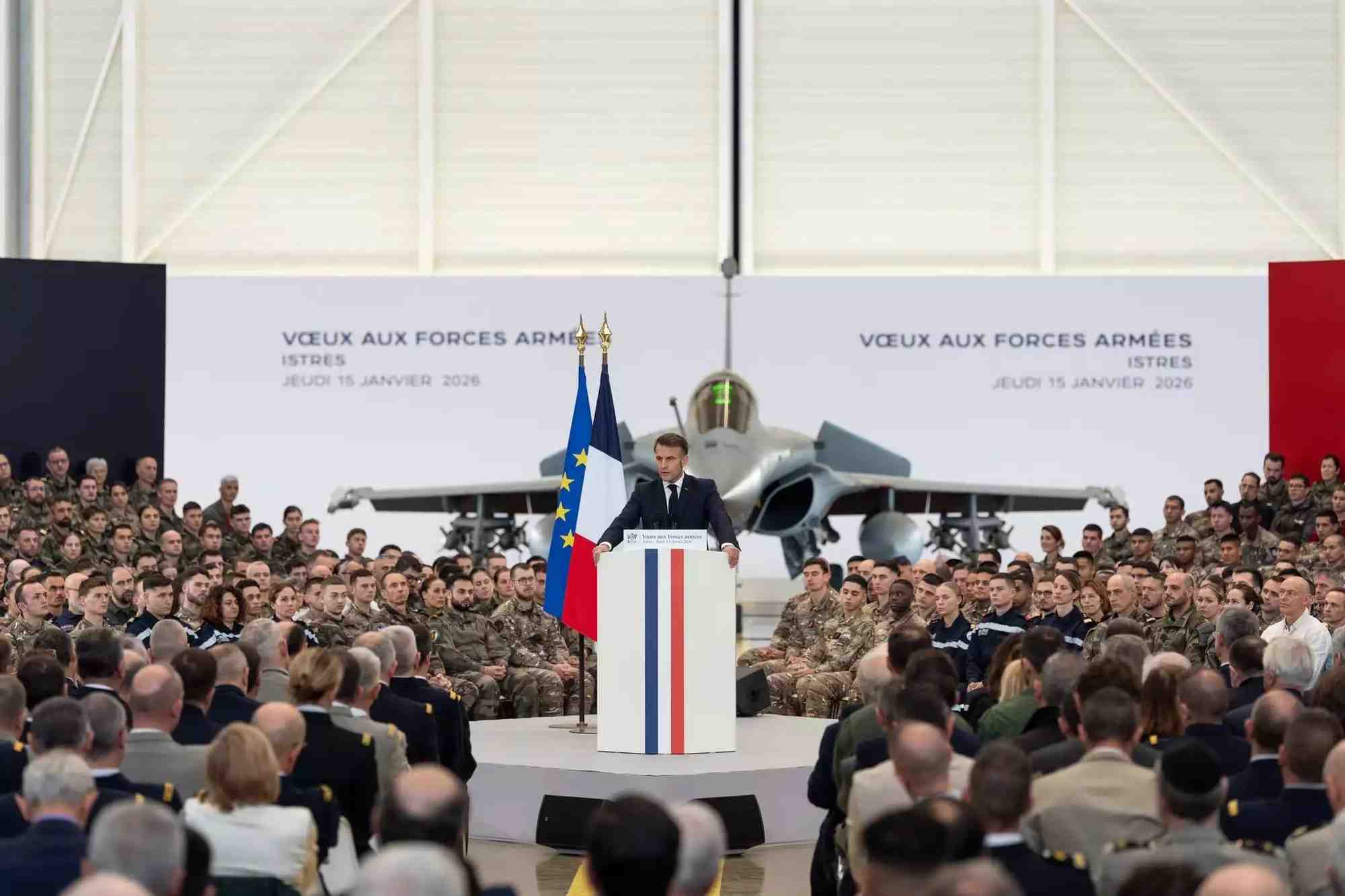 Voeux aux Armées 2026 d'Emmanuel, président de la République (15 janvier 2026).