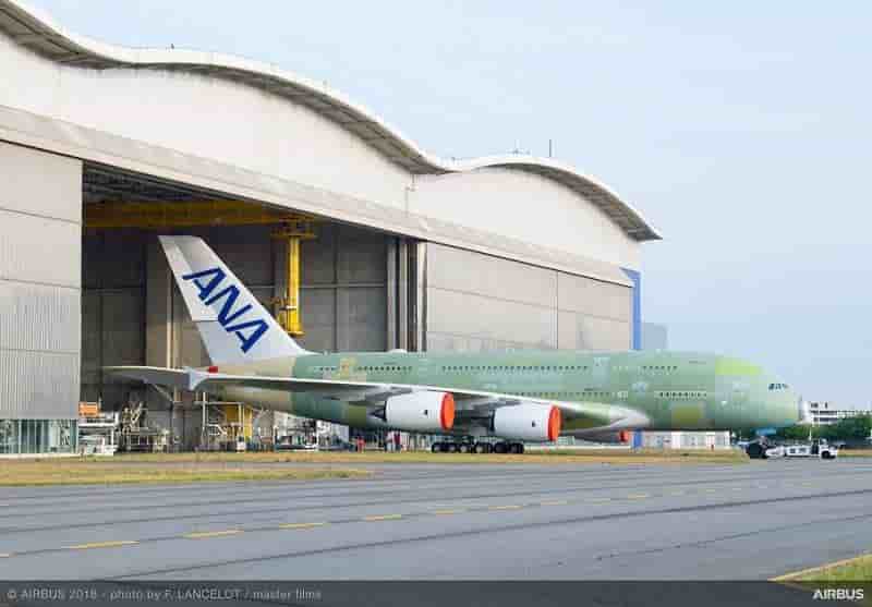 First A380 for All Nippon Airways.