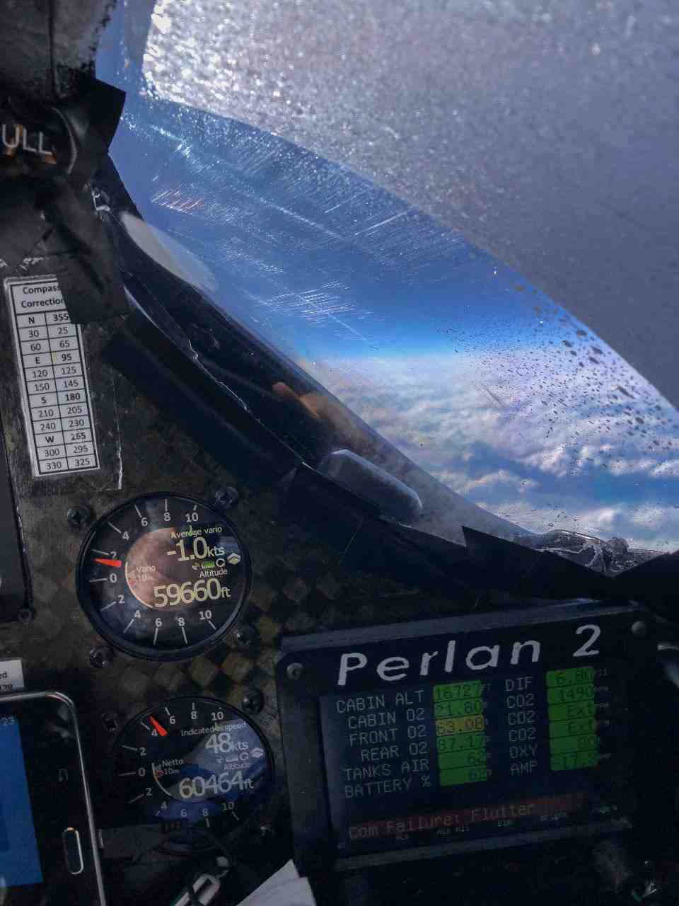 Perlan 2 a battu son propre record d'altitude de 2017.