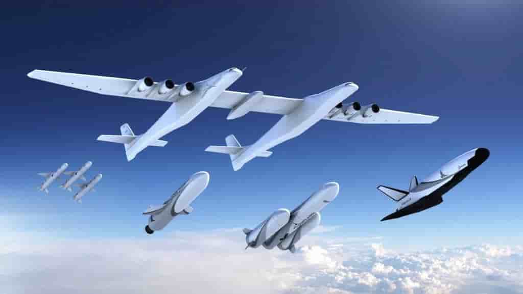 Carrier aircraft and launch vehicles.