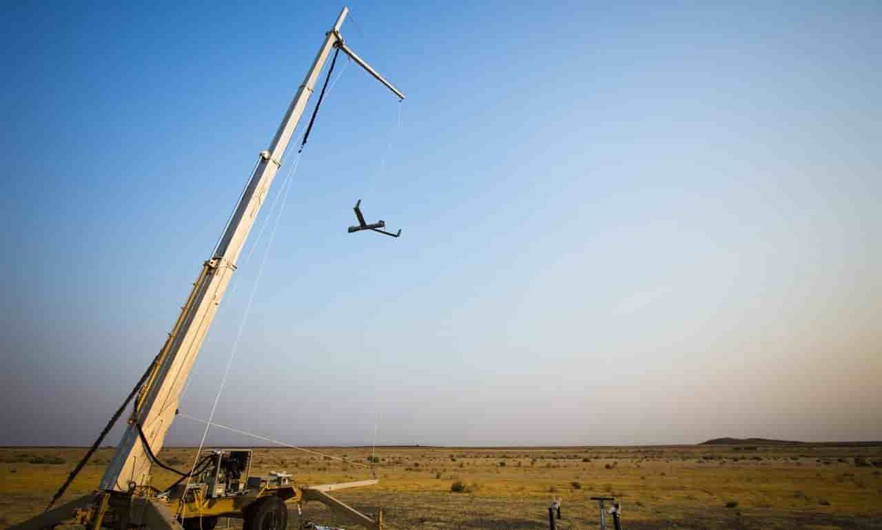 Le ScanEagle soutient les équipes de lutte contre les incendies.