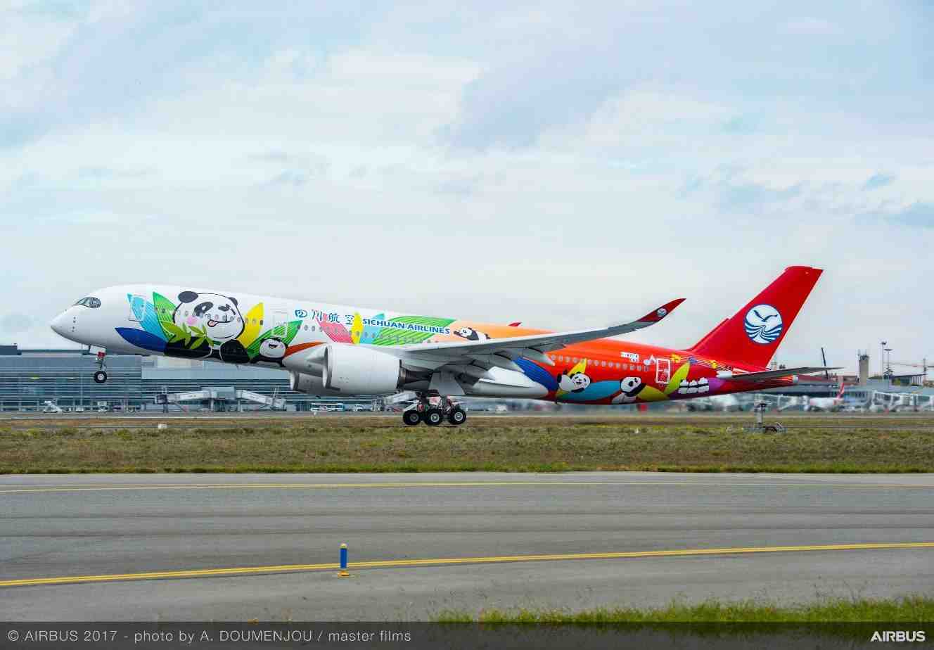 Sichuan Airlines A350-900.