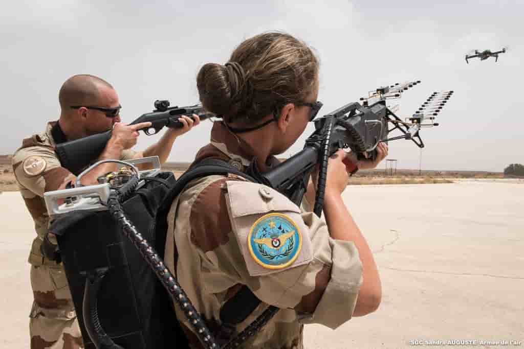 Le détachement protection de la BAP en Jordanie est formé à la lutte anti-drones.