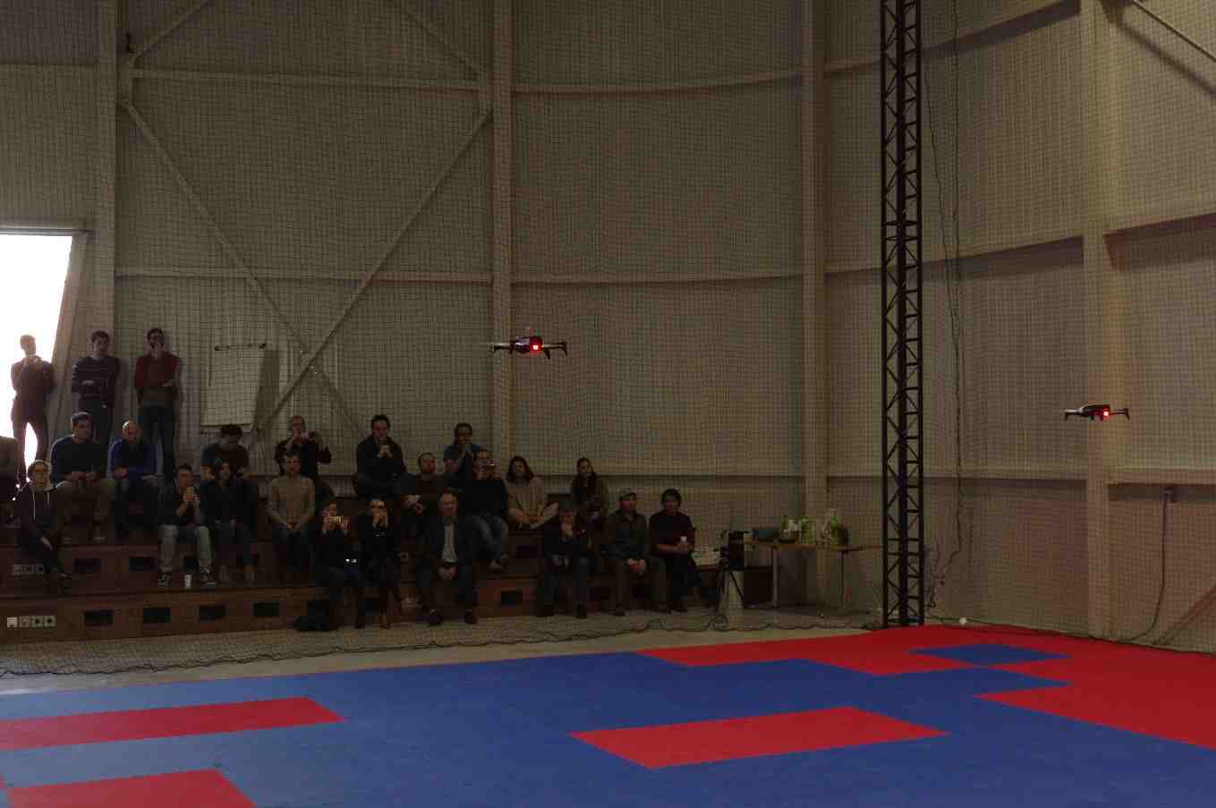 La volière de l'ENAC permet d'évaluer les systèmes de drones.
