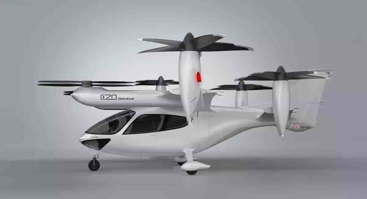 TCab Tech E20 eVTOL aircraft - Copyright TCab Tech