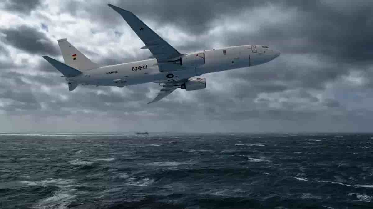 Rendu d'un P-8A Poseidon allemand.