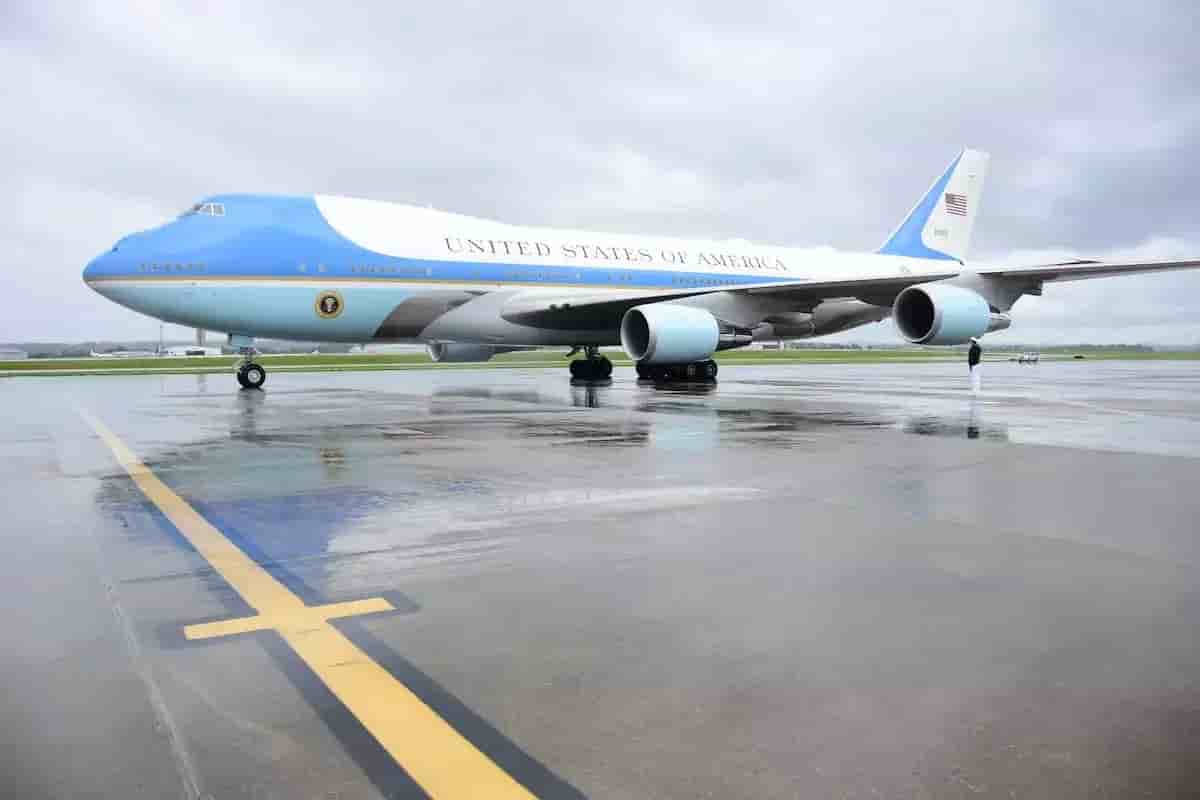 VC-25A Air Force One sur l'aéroport de Nashville International le 29 mai 2018.