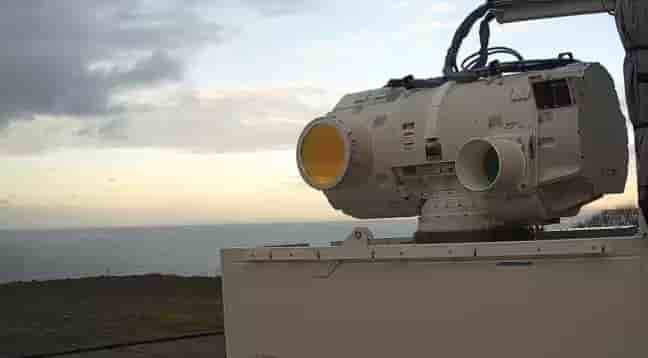 Dragonfire-laser-on-trials-range