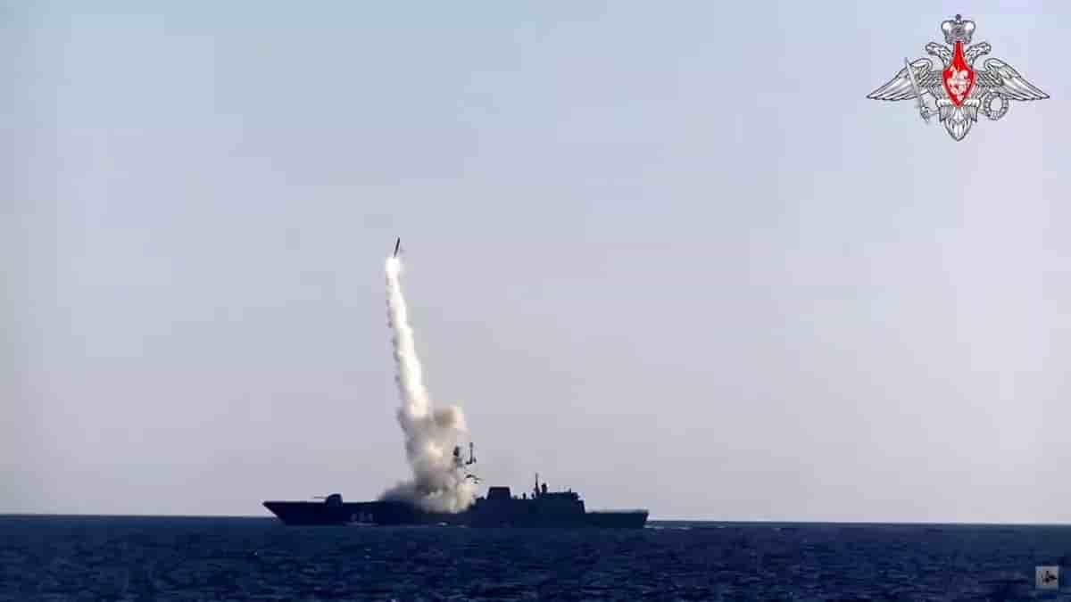 Test d'un missile hypersonique Zircon.