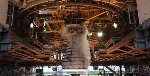 AR-22 engine test.