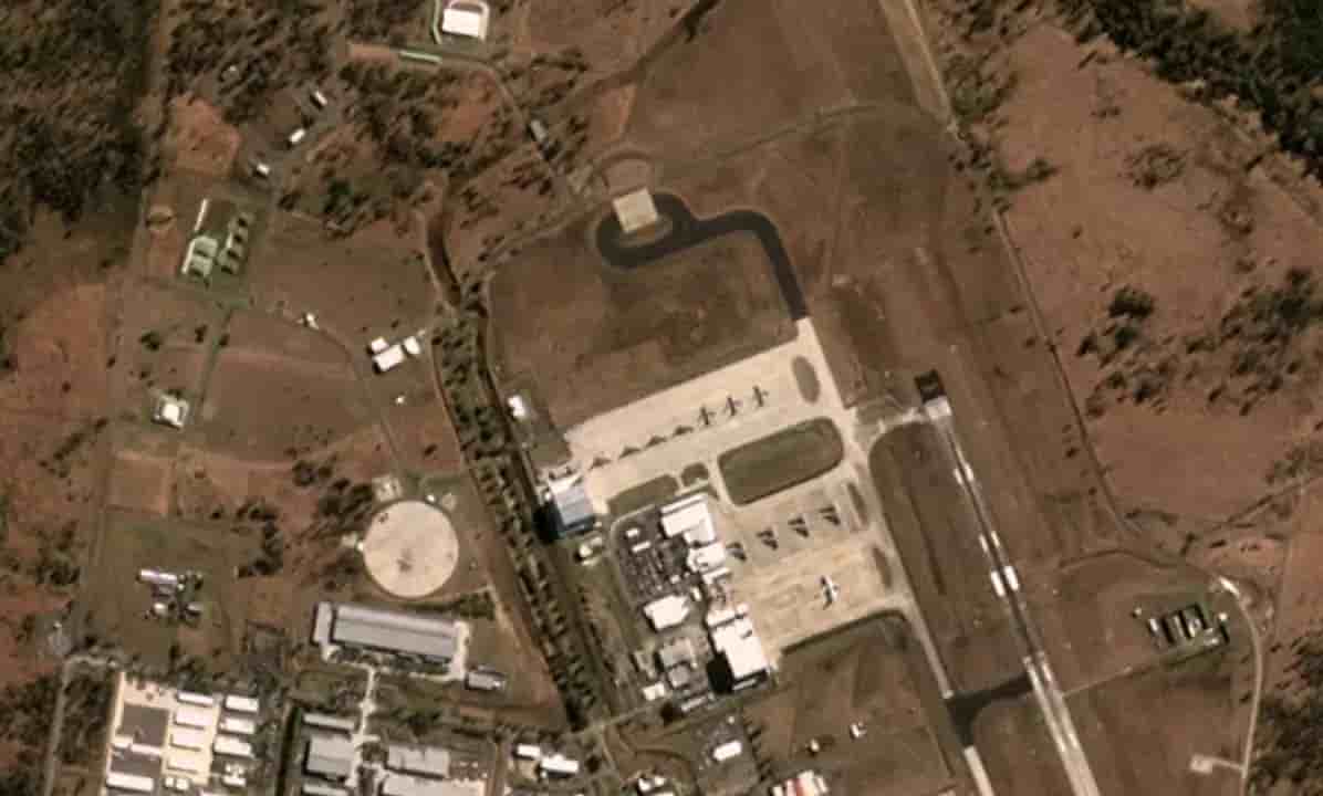 Les quatre B-2 en Australie.