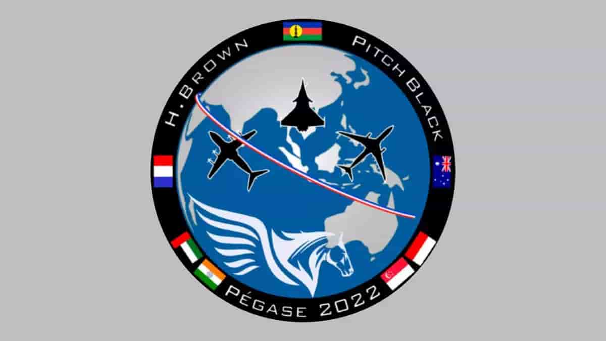 Ecusson des militaires participant à la mission Pégase 2022.