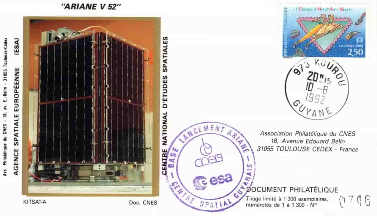 Enveloppe CSG lancement Kitsat