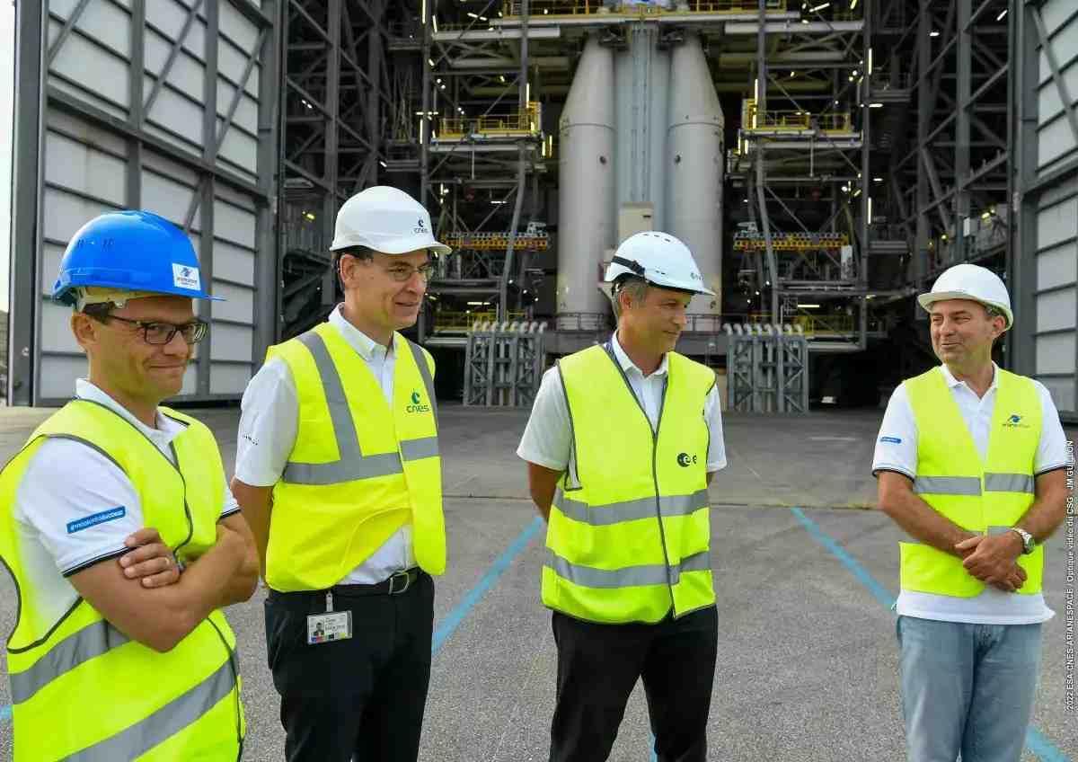 Visite dirigeants @ESA-CNES-ArianeGroup-Arianespace-CSG Service Optique