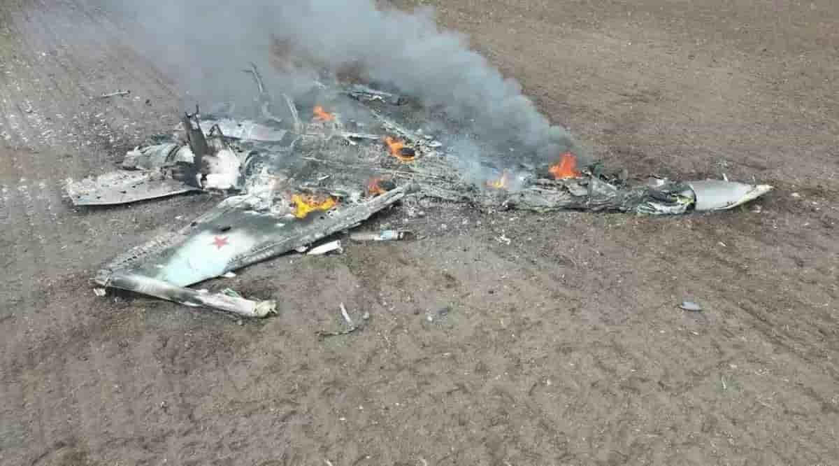 Su-35 abattu en Ukraine en avril probablement.