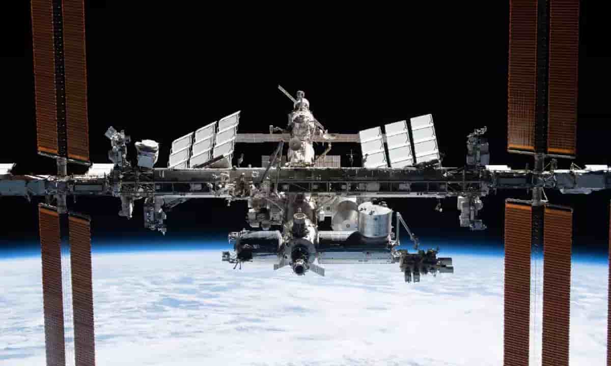 L’ISS photographiée par Thomas Pesquet à la fin de la mission Alpha, en novembre 2021.