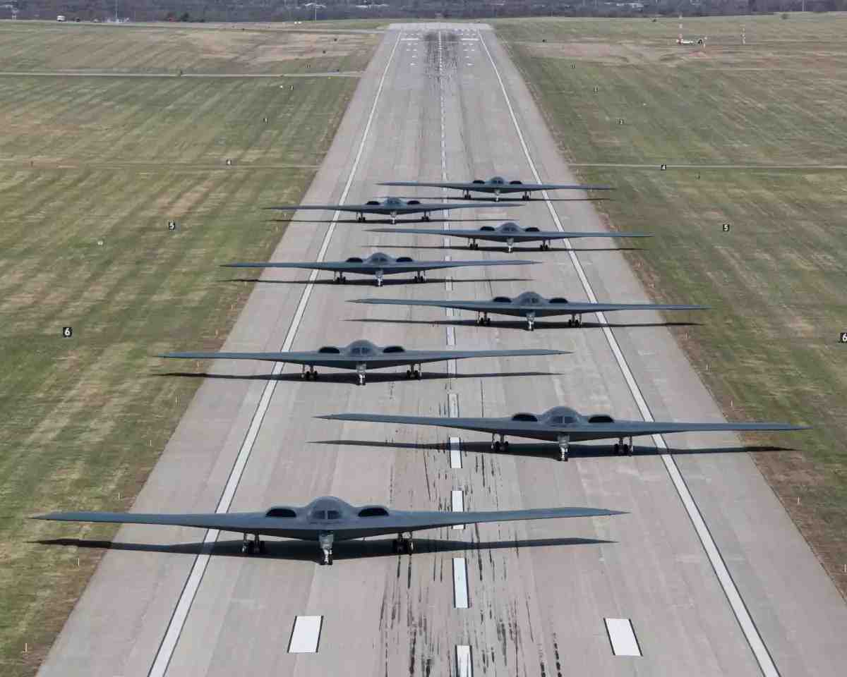 Elephant walk B-2 Spirit Whiteman AFB