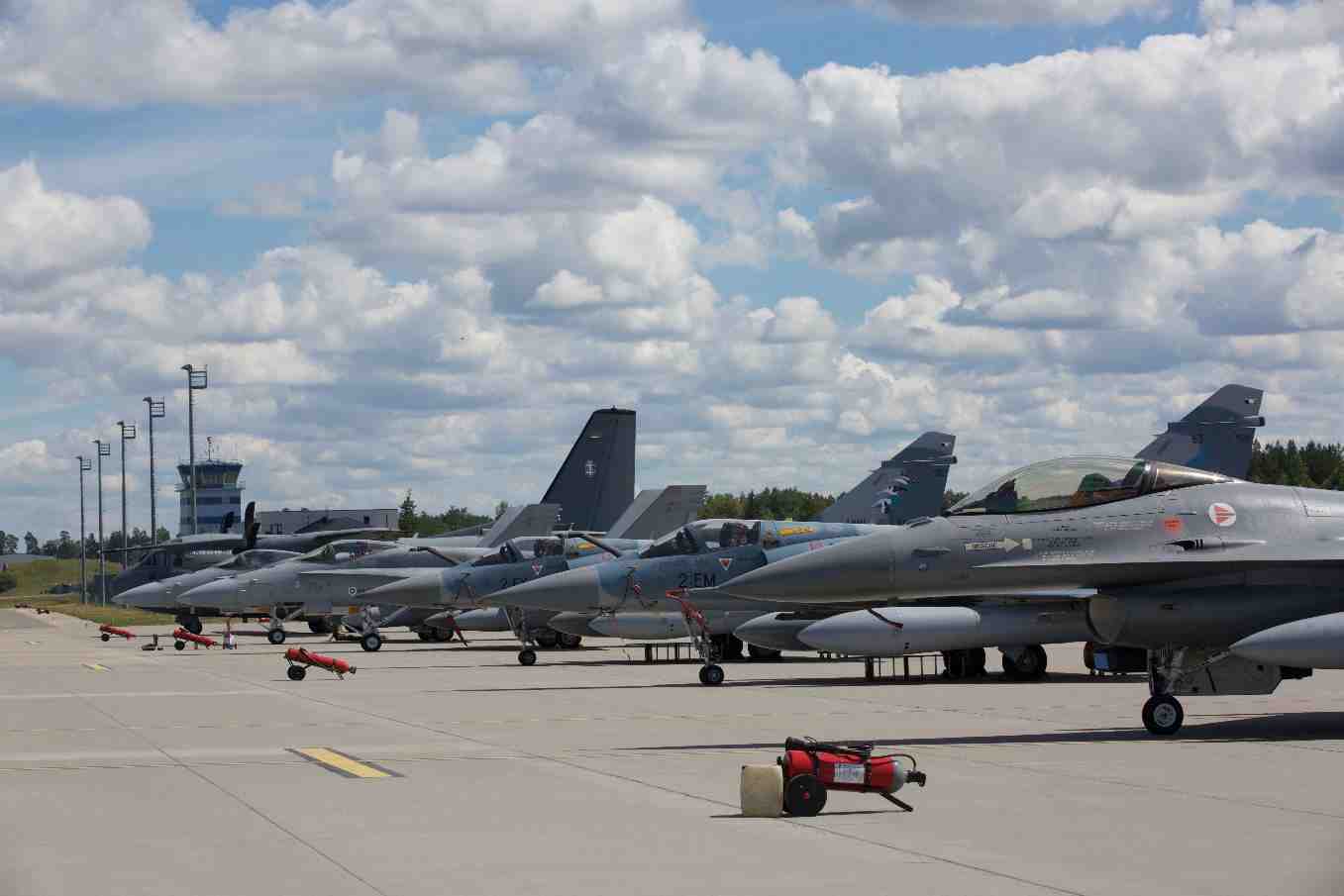 Dix partenaires européens ont participé à l'exercice Ramstein Alloy.