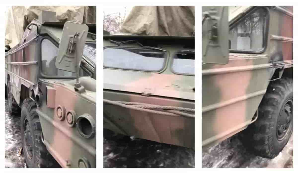 Véhicule antiaérien courte portée 9K33 Osa (SA-8 Gecko) polonais livré en Ukraine.