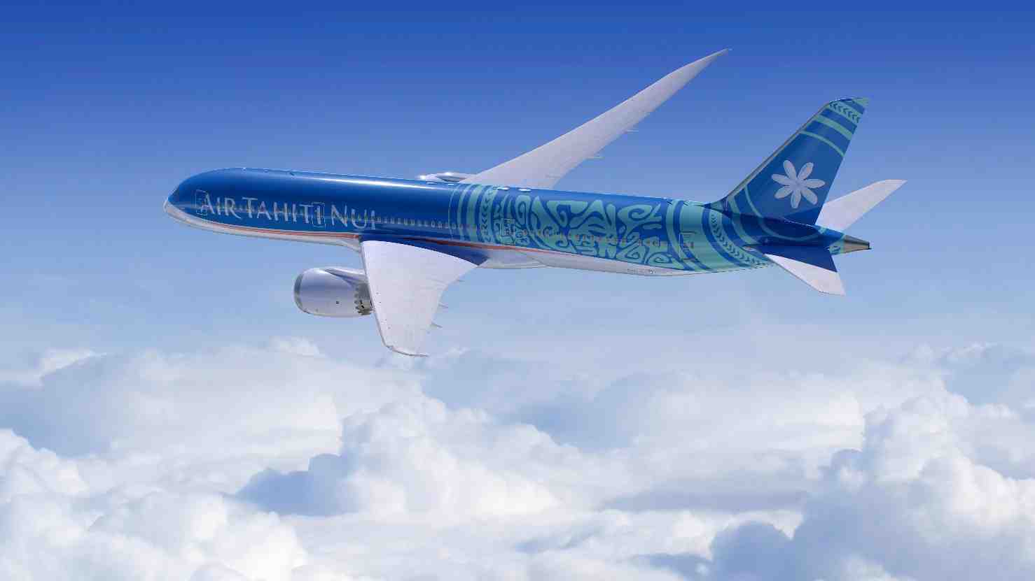 Extérieur du Boeing 787-9 d'Air Tahiti Nui